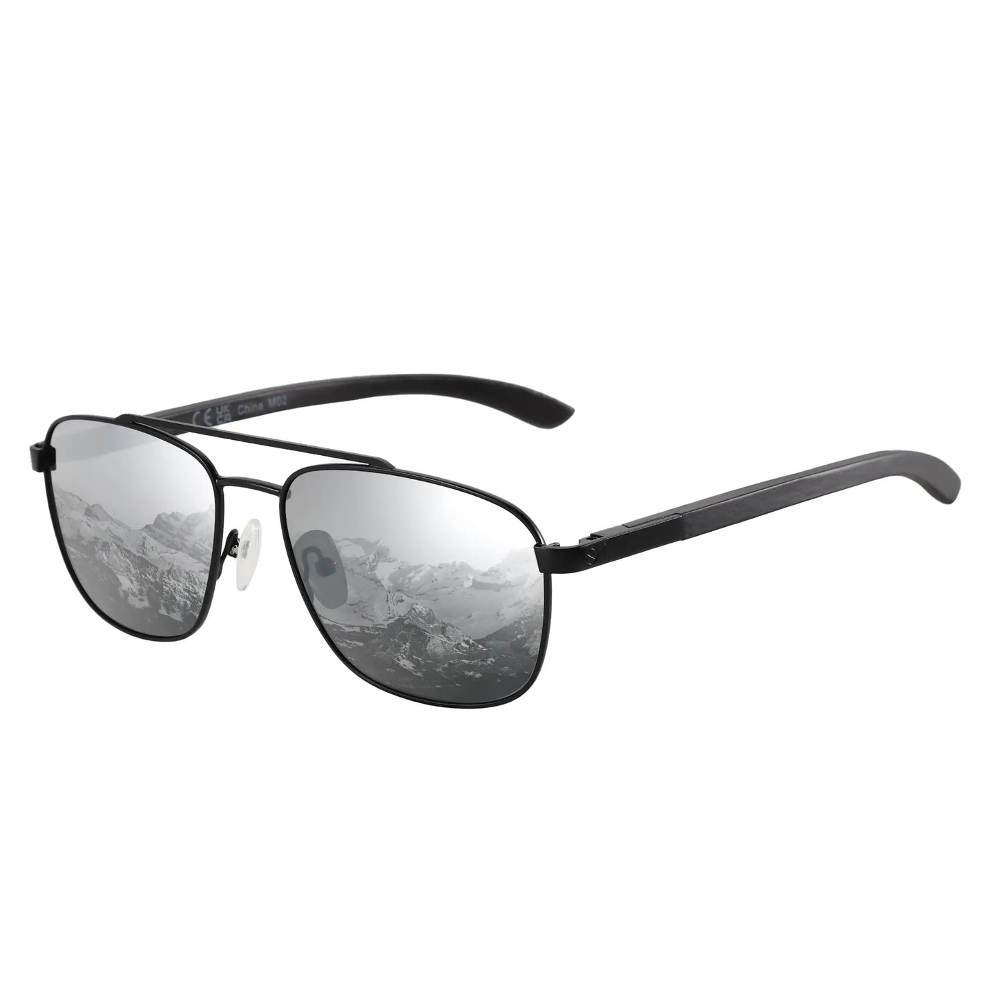 ZENOTTIC Polarized Sunglasses for Men Aviator Wood  100% UV Protection Fishing Driving Golf Sun glasses