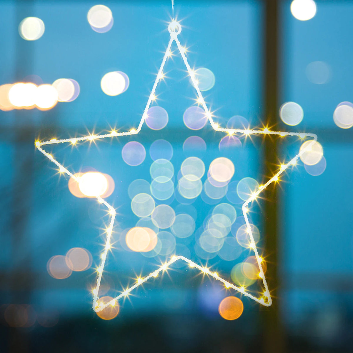 Led Star Window Lights With Remote Control For Holiday Decor
