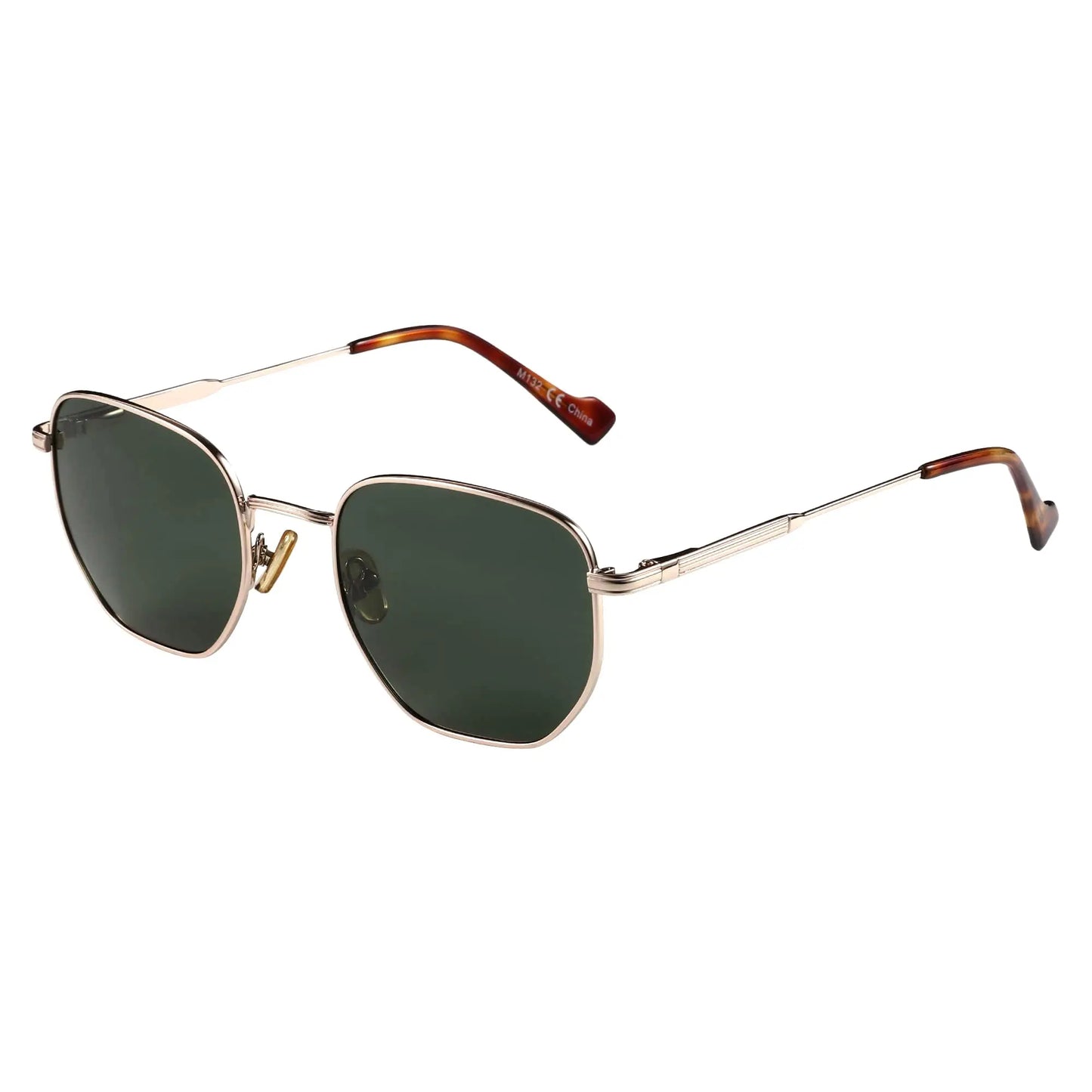ZENOTTIC Sunglasses for Men Women -  Hexagon Polarized UV Protection Metal Frame Fashion Sun Glasses for Driving
