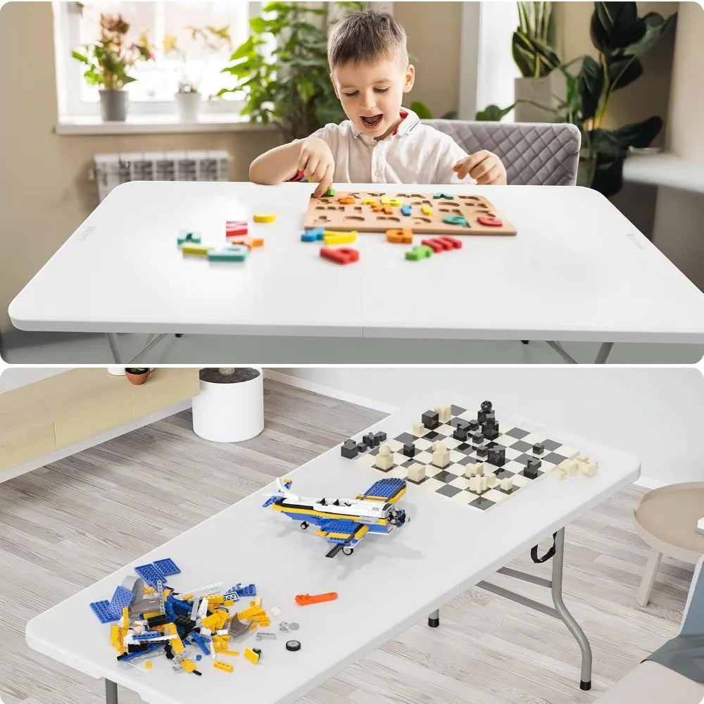 Folding Portable Plastic Table For Parties And Events