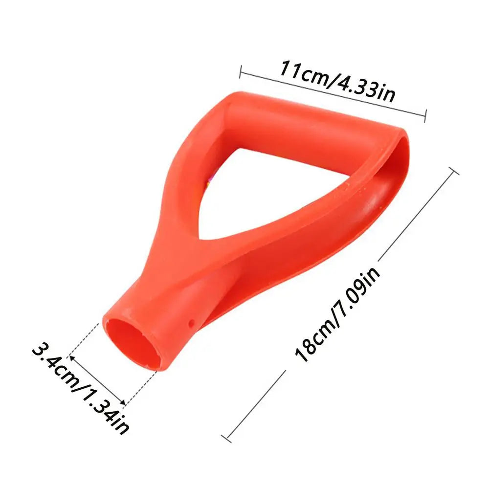 32mm/34mm Shovel Handle Replacement Ergonomic D Grip Replacement Labor-Saving Garden Tools for Digging Raking Snow Scoop Yard