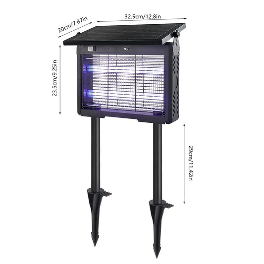 Outdoor Solar Mosquito Repellent Device And Killer Lamp