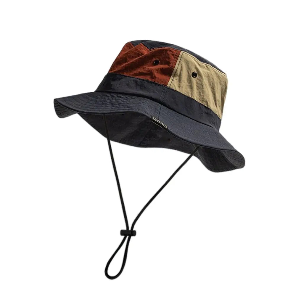 Sun Protection Wide Brim Bucket Hat Quick-dry Summer Man Women Anti-UV Caps Sun Protection Breathable Fisherman Hat Camping