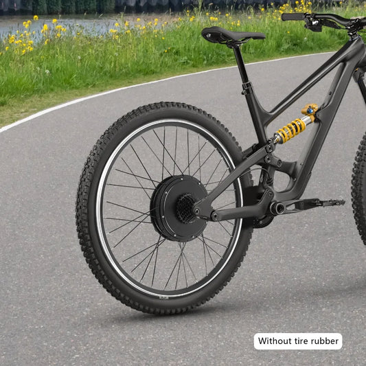 Ebike Conversion Kit, 700C 48V 1000W Brushless Motor, Electric Bicycle Wheel Rear, Aluminum Alloy Frame, High Load 264lbs, Safety Brake Handle Included