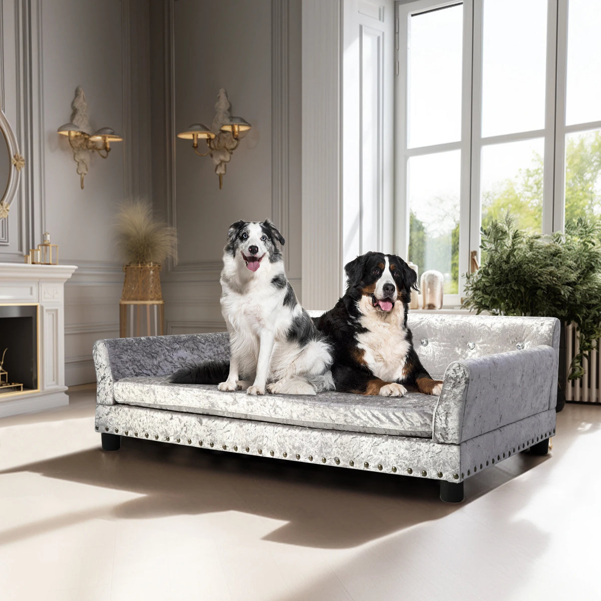 Borwart Heavy Duty Raised Pet Sofa For Dogs And Cats