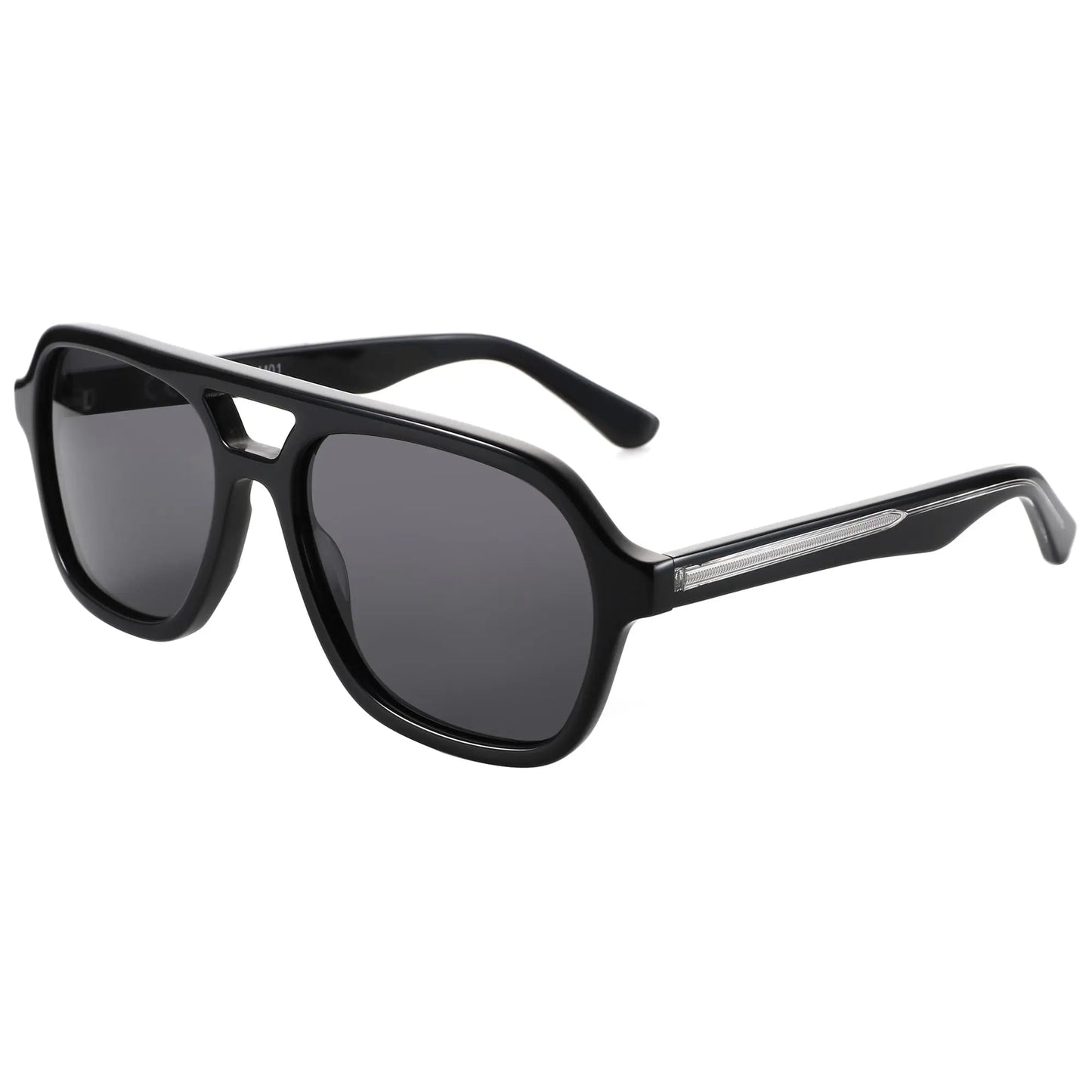 ZENOTTIC Retro Aviator Sunglasses for Men Polarized: Pilot Shades for Daily Life - UV400 Protection Square Sun Glasses