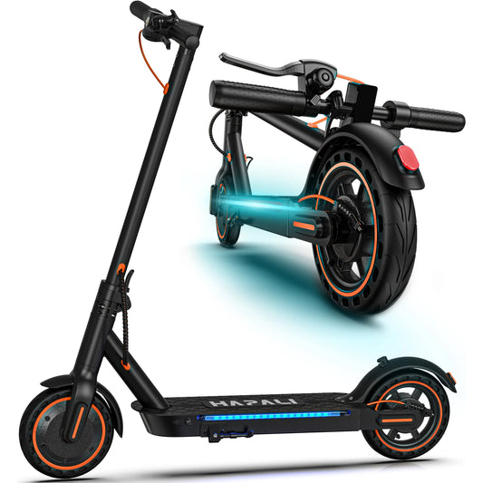 Electric Scooters for Adults & Teen, 550W Motor 19Mph Top Speed E-Scooter, 19 Miles Range, Folding W/Side Lights, UL2272 Dual Brake & App