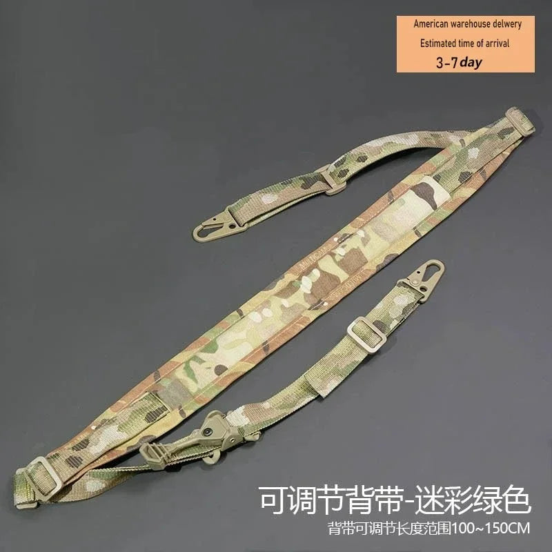 Tactical Rifle Sling Modular Strap Removable Two Point Or One Point Padded