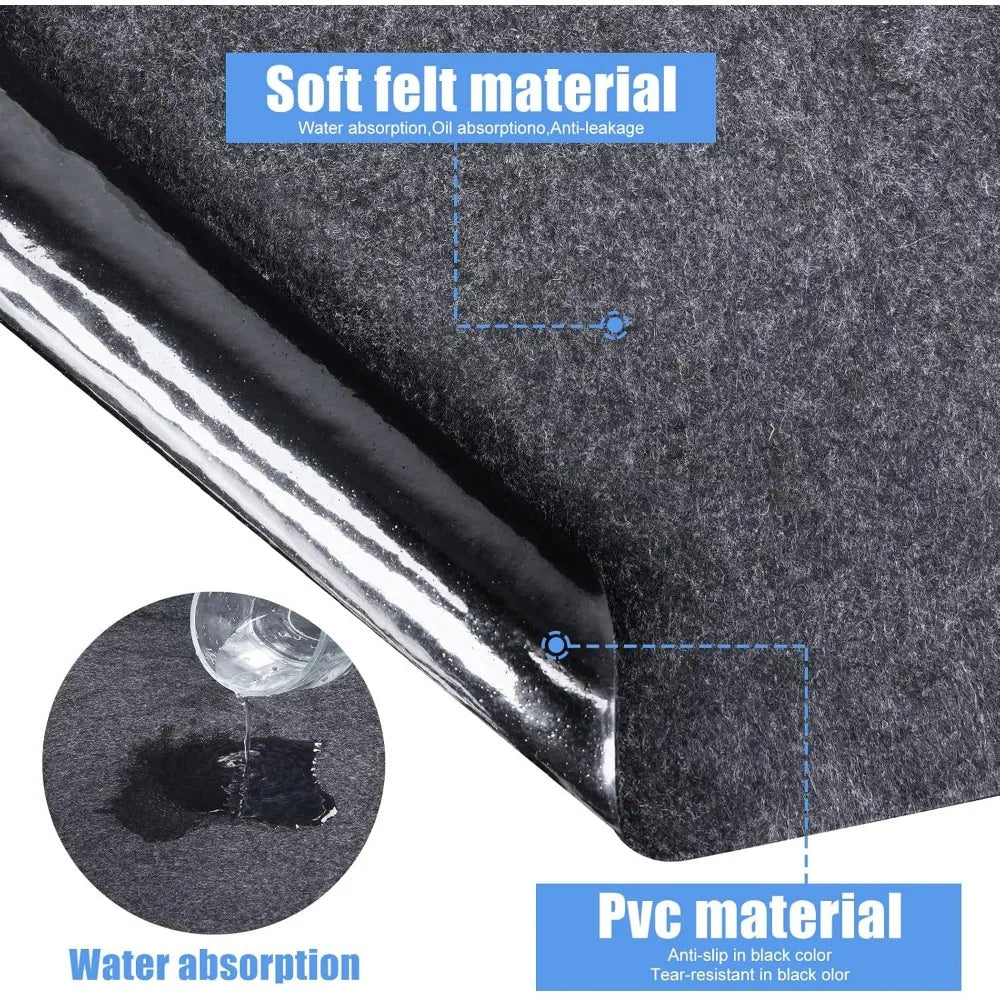 Large Round Inflatable Hot Tub Mat Waterproof Non Slip Absorbent Floor Protector for Indoor Outdoor Spa Pool Base
