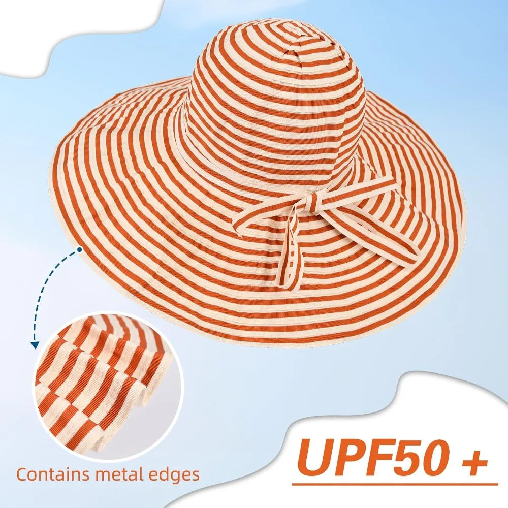 Wide Brim Sun Hat for Men Women with UPF 50+ Protection for Fishing Hiking Beach