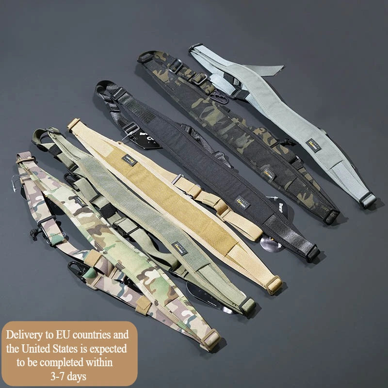 Tactical 2 Point Sling Strap 500D Nylon Adjustable Outdoor