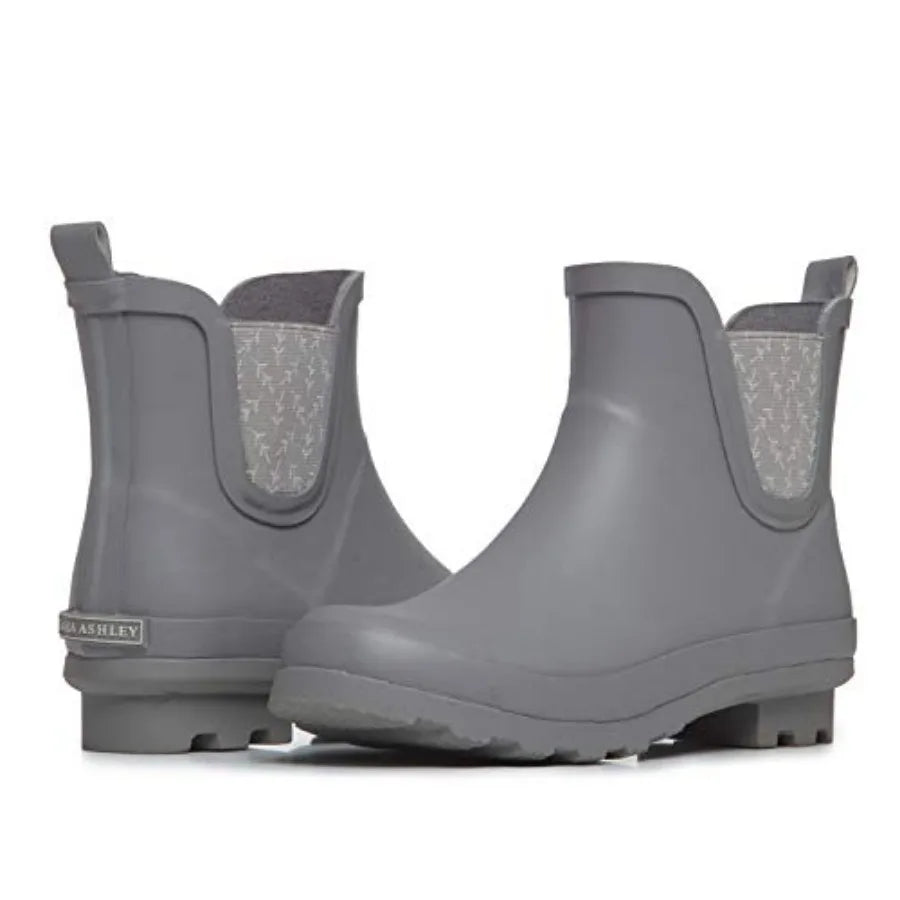 Laura Ashley Women's Waterproof Mid Cut Rain Boots