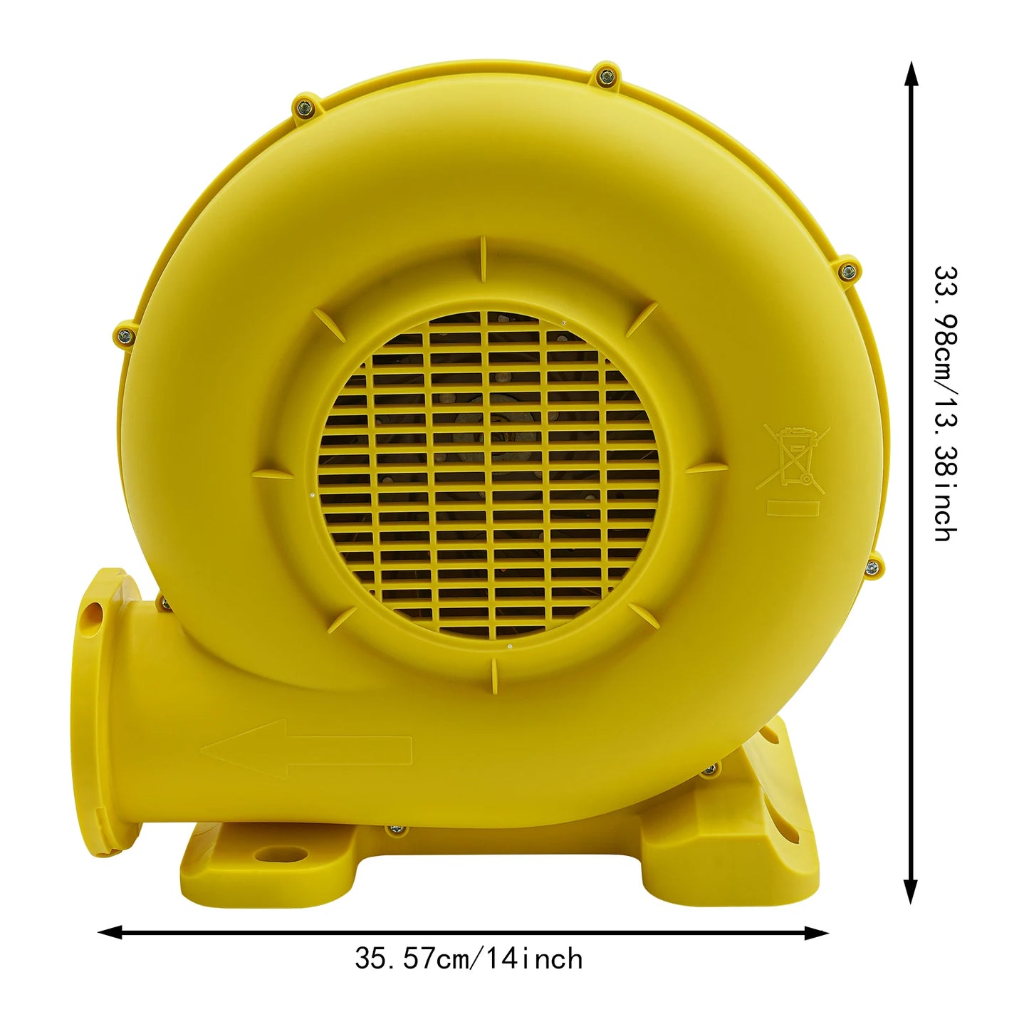 750W(1HP) blower, commercial inflatable bounce blower, ideal for inflatable bounce houses, bouncy castles（UL certification）