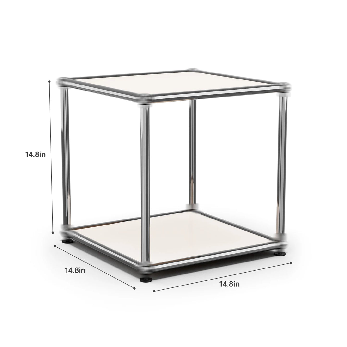 Storage Cabinet Stainless Steel Modern TV Stand Organizer