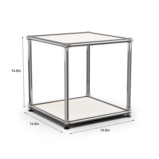 Storage Cabinet Stainless Steel Modern TV Stand Organizer