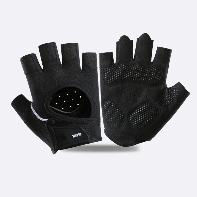 Men's and Women's Cycling Anti Slip Gloves Breathable and Wear-resistant Outdoor Sports Gloves Gym Exercise Wristband Covers