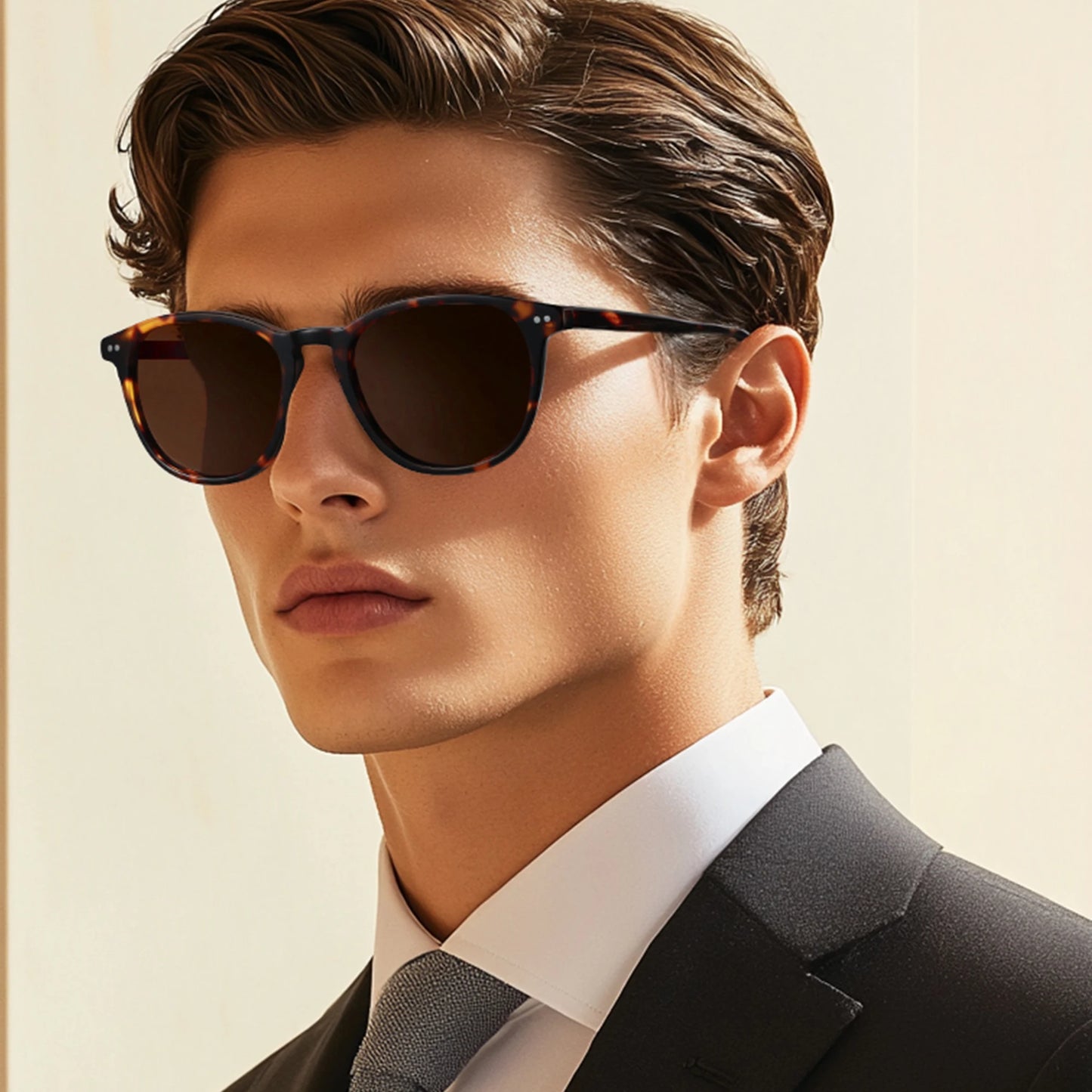 ZENOTTIC Round Polarized Sunglasses Women Men: UV400 Protection Classic Vintage Circle Shades Fishing Golf Fashion