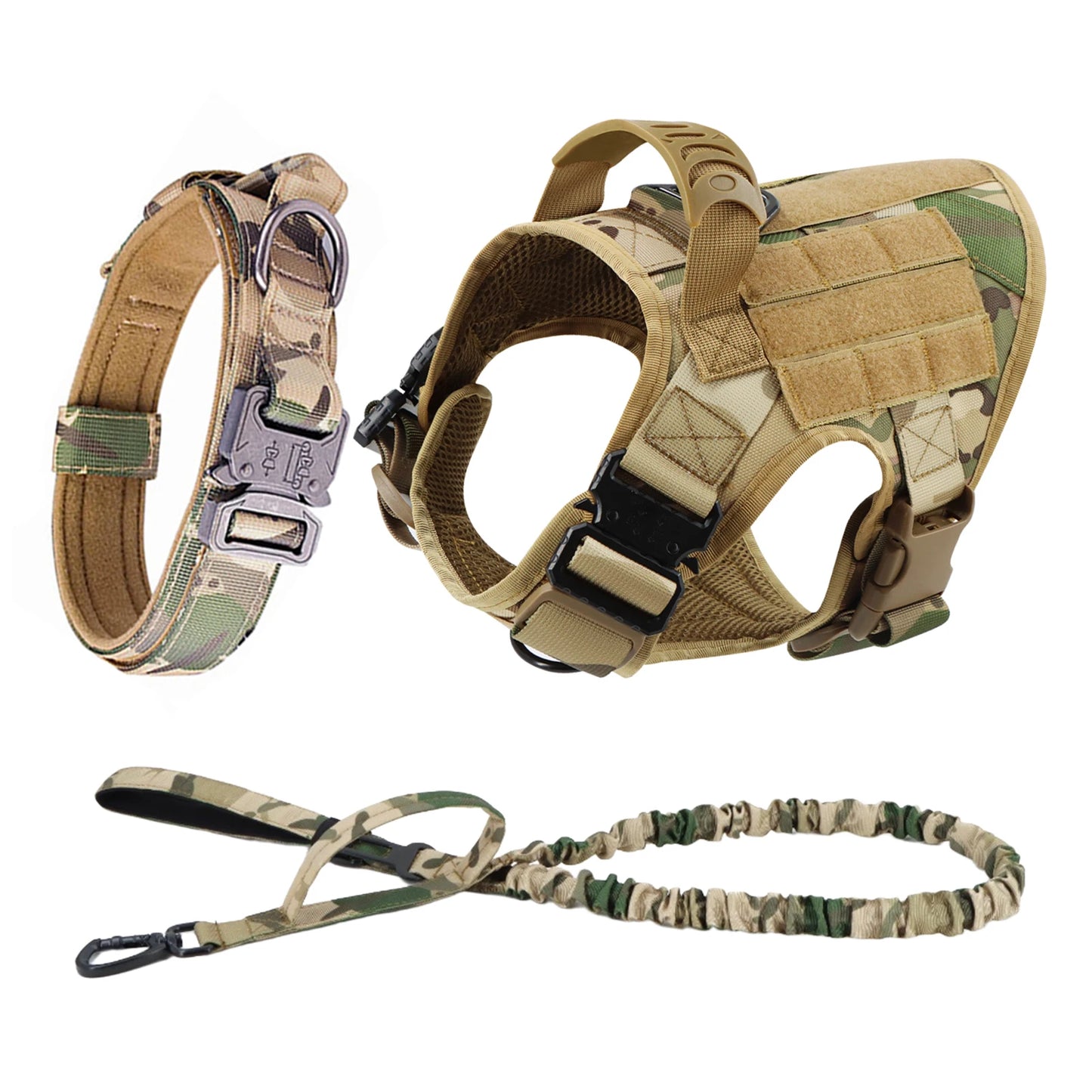 Petravel Quick Release Padded Dog Harness And Leash Set