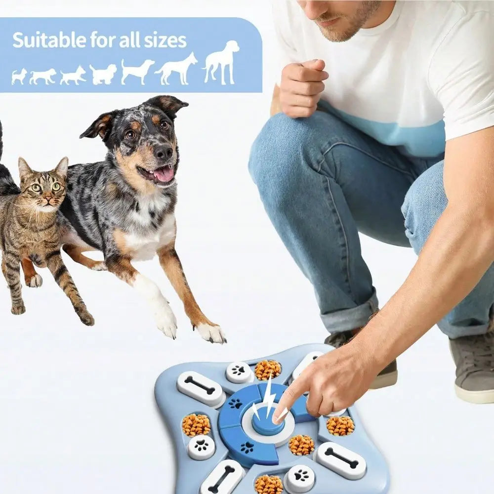 Intelligence Training Toy Puzzle Feeding Device For Small Medium Large Dogs Puppy Keep Game Snack Interactive Slow Food Device
