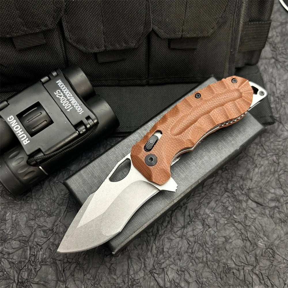 Outdoor Folding Knife Four-color Portable Knife EDC High Quality Folding Pocket Knife Fishing Backpacking Hiking Hand Knife