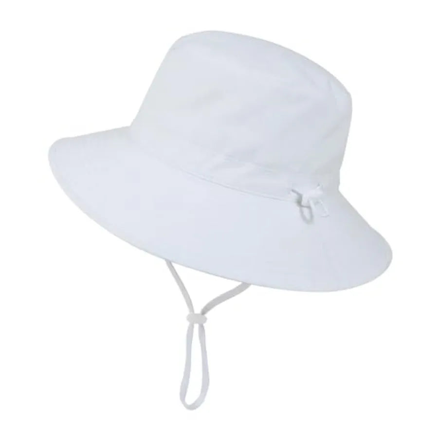 American Trends Baby Sun Hats for Boys Girls UPF 50+ Sun Protection Wide Brim Adjustable Summer Beach Bucket Hat
