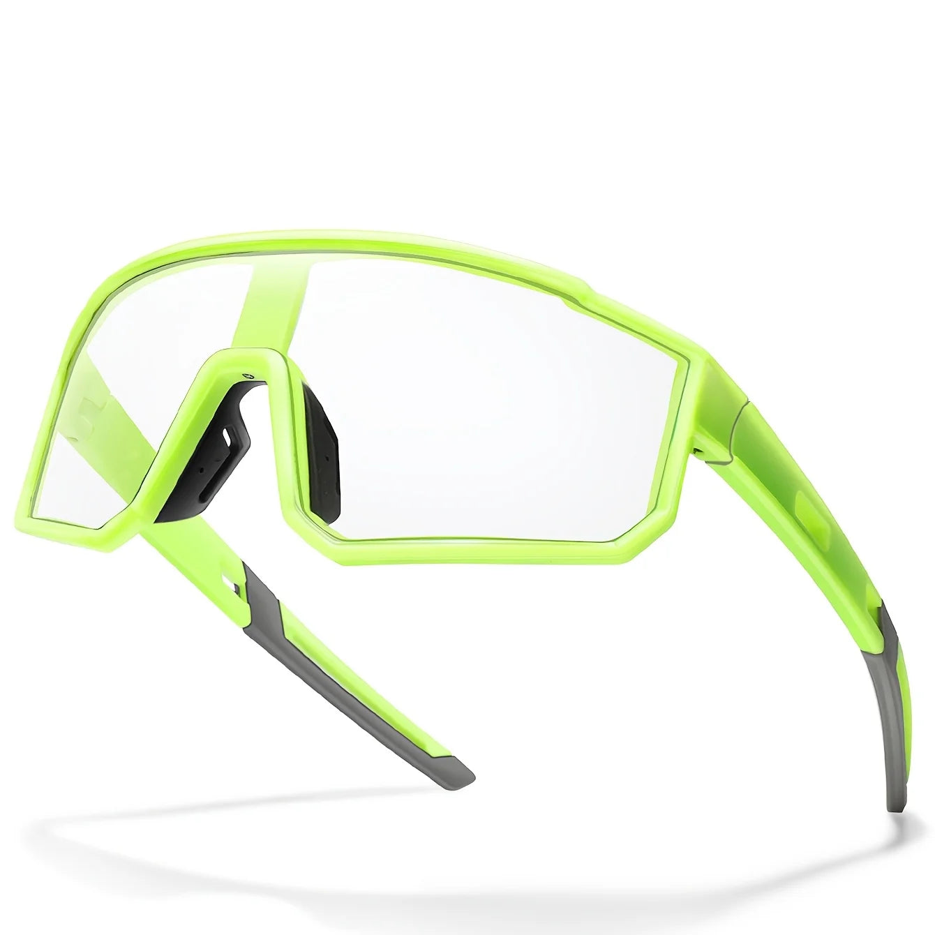 LOISRUBY Photochromic Cycling Glasses, UV-400 Lenses, Outdoor Running and Hiking Fashion Glasses, Unisex