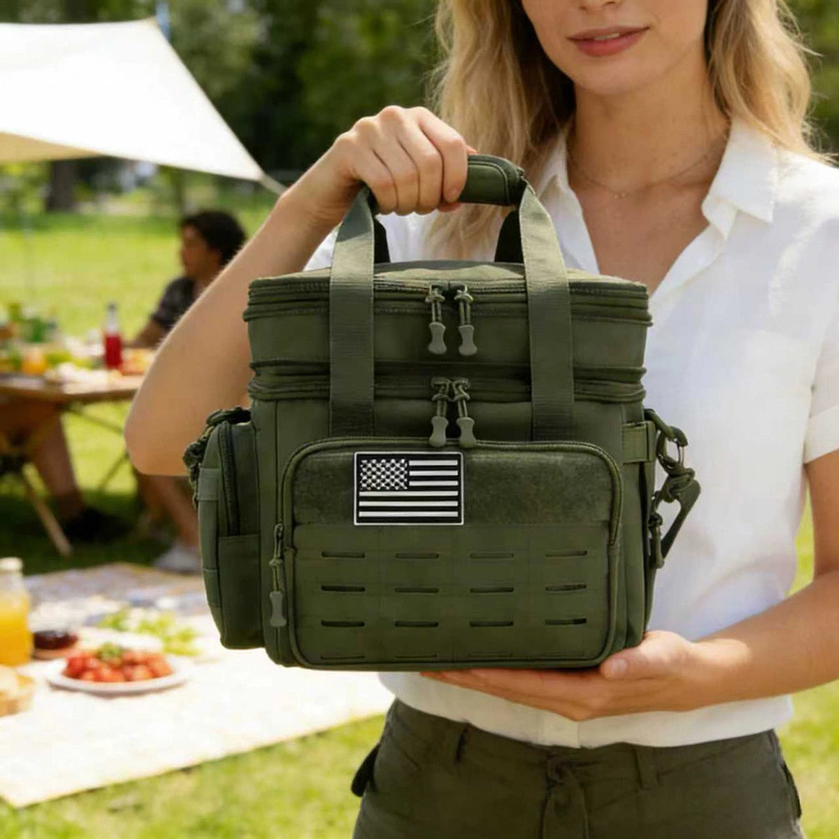 ReFire Gear Tactical Insulated Lunch Box With MOLLE Webbing