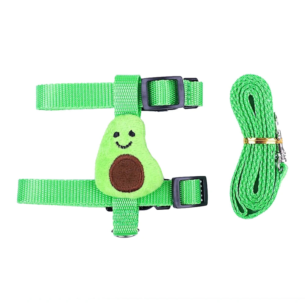 Adjustable Nylon Pet Harness And Leash For Small Animals