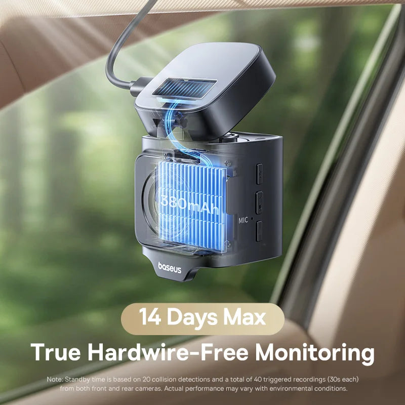 Baseus 4K Dash Cam With Sony STARVIS Sensor ADAS GPS