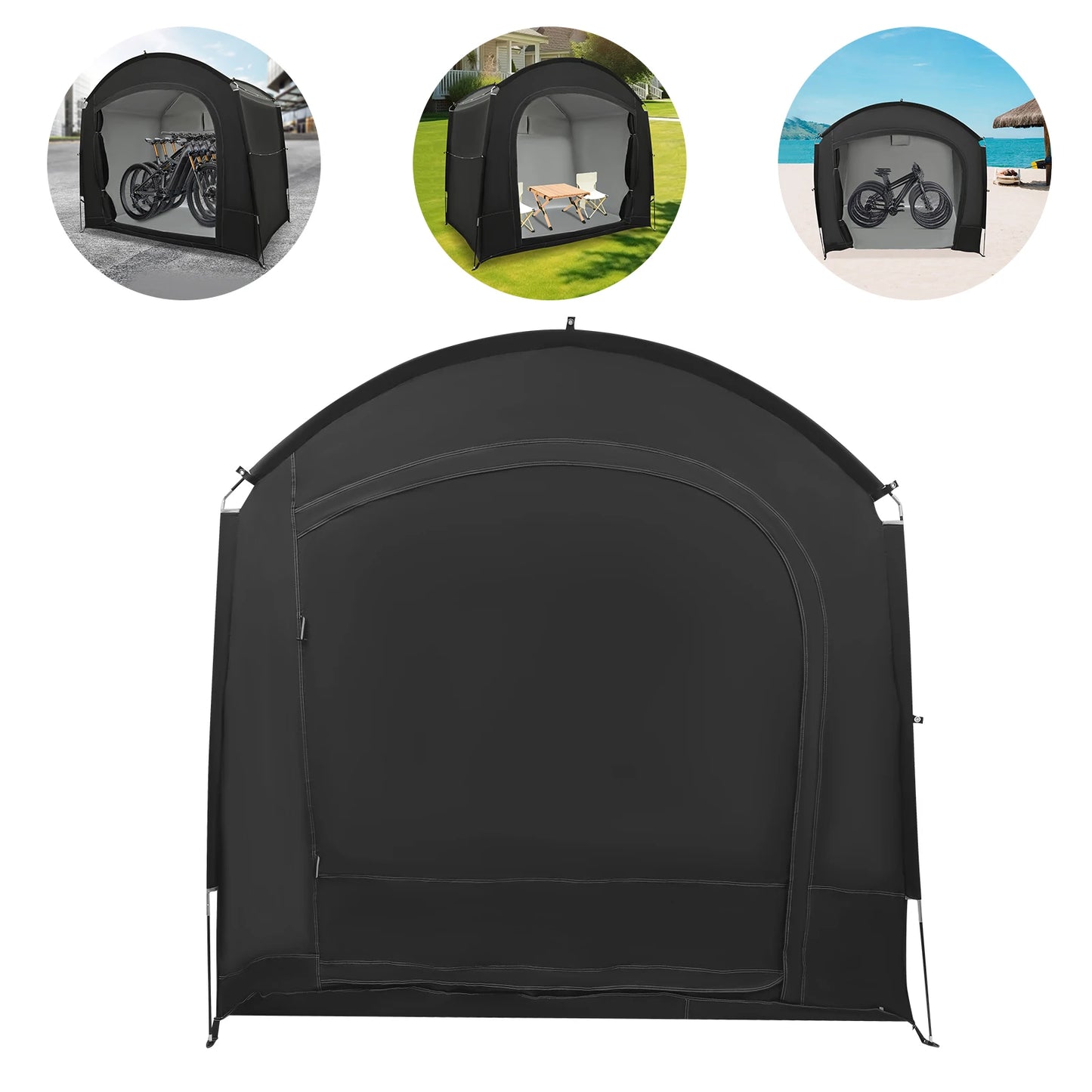 Freestanding Waterproof Bike Storage Tent for Bicycles and Motorcycles