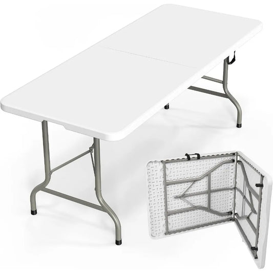 Folding Portable Plastic Table For Parties And Events