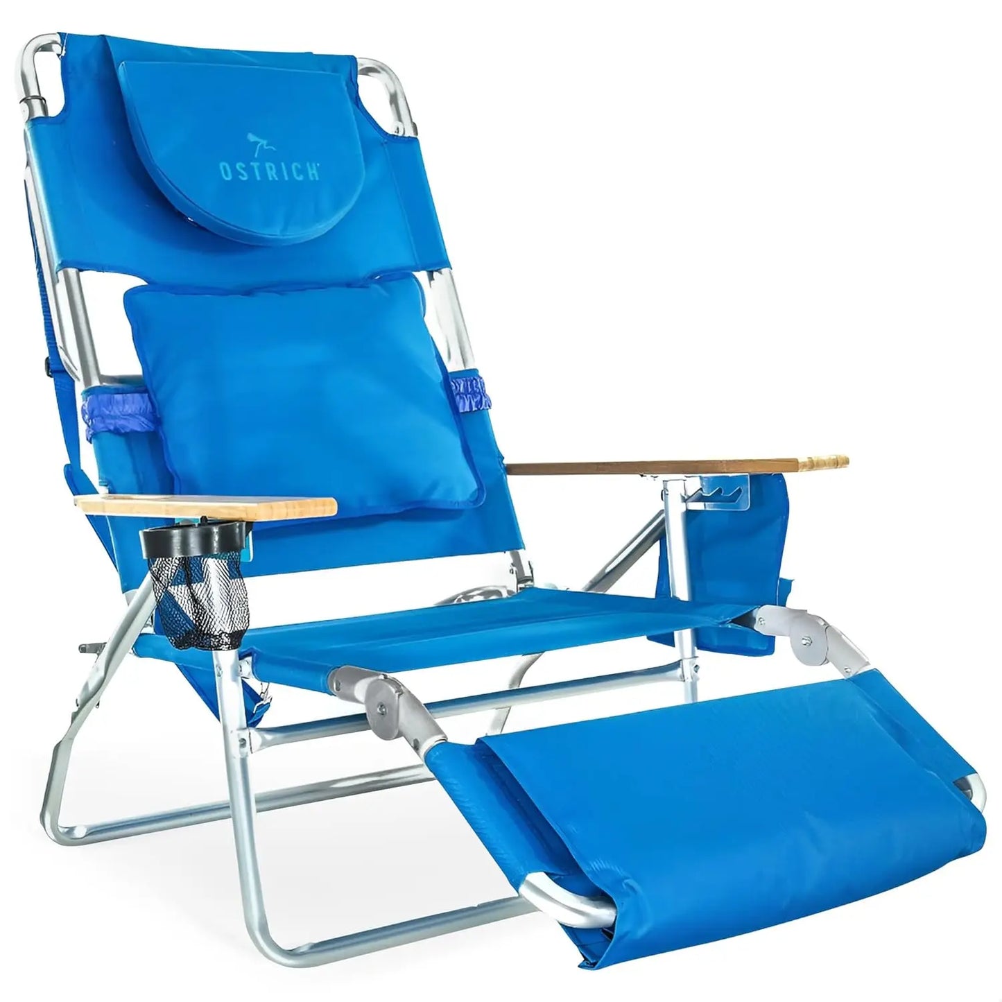 Deluxe 3N1 Reclining Lounge Chair Outdoor Lounger Premium