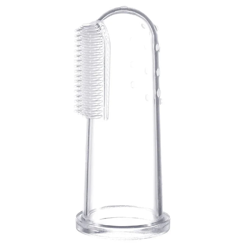 Silicone Pet Finger Toothbrush For Dogs And Cats Dental Care