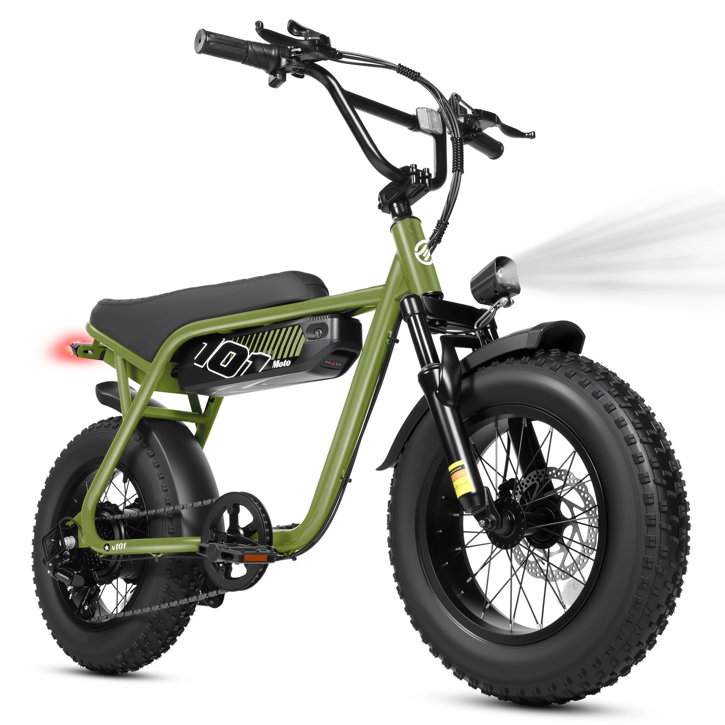 ESKUTE V101 Electric Dirt Bike,16"x4.0 Fat Tire Ebike,1500W Peak,Electric Dirt Bike, 28mph, E bike UL2849, 1 Year Warranty