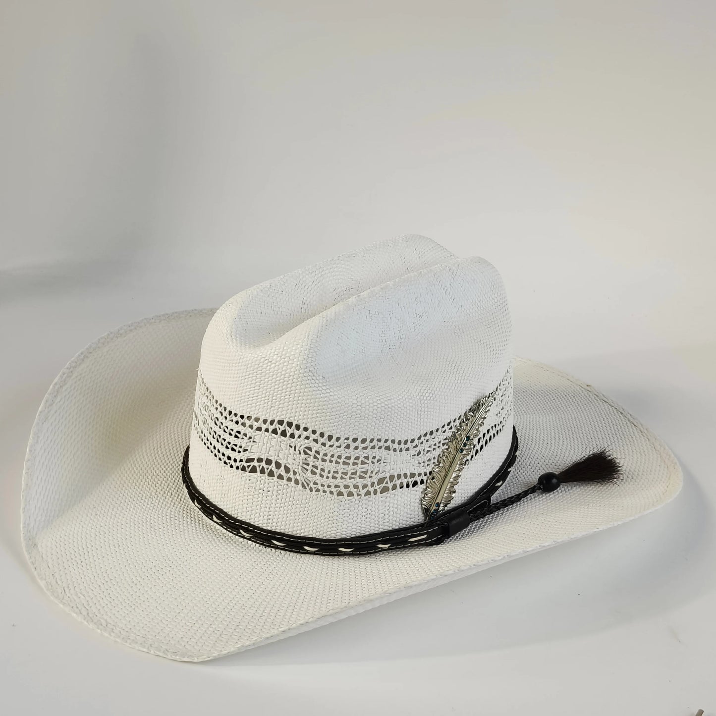 White Straw Cowboy Hat Summer Sun Protection Men Woman Summer Hat Casual Outdoor Sunshade Beach Straw Hat Fashion Cowboy chapéu