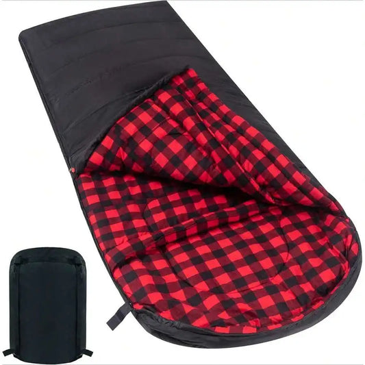 0 Degree Sleeping Bag XXL For Adults Big And Tall Cold Weather Winter Zero Degree Camping, Heavy-Duty Cold Weather Winter Campin