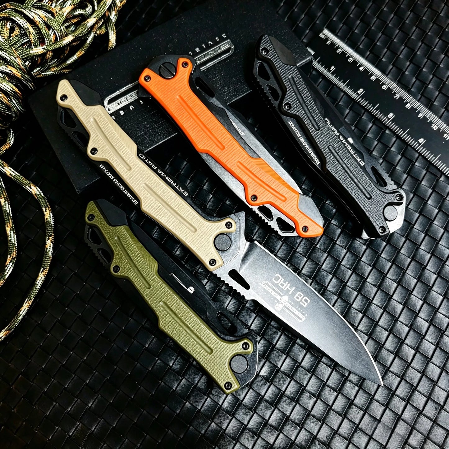 Portable Folding Pocket Knife Stainless Steel Sharp Blade Non Slip Handle EDC Outdoor Camping Hiking Survival Tactical Daily Carry Men Gift