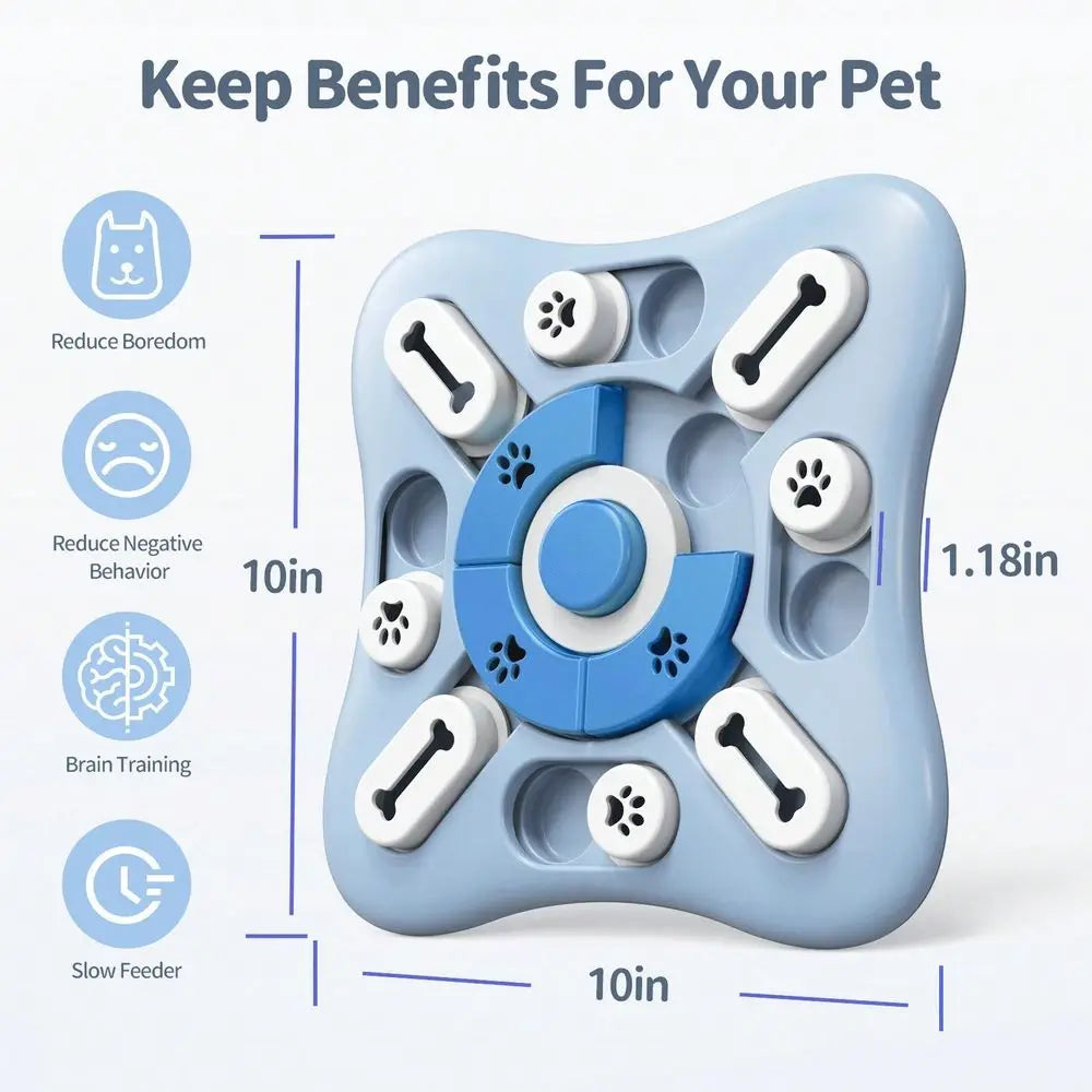 Intelligence Training Toy Puzzle Feeding Device For Small Medium Large Dogs Puppy Keep Game Snack Interactive Slow Food Device