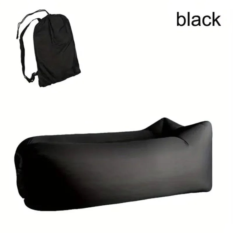 Inflatable Lounger Air Sofa Extra Thick Foldable Couch Outdoor Beach