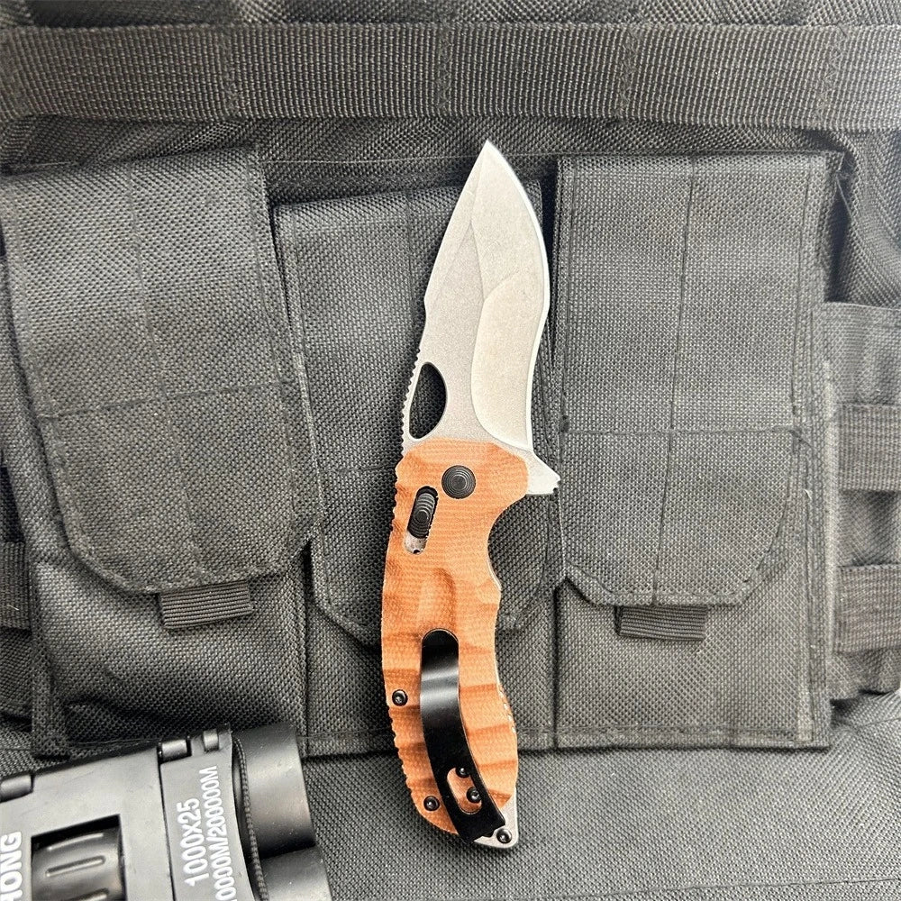 Outdoor Folding Knife Four-color Portable Knife EDC High Quality Folding Pocket Knife Fishing Backpacking Hiking Hand Knife
