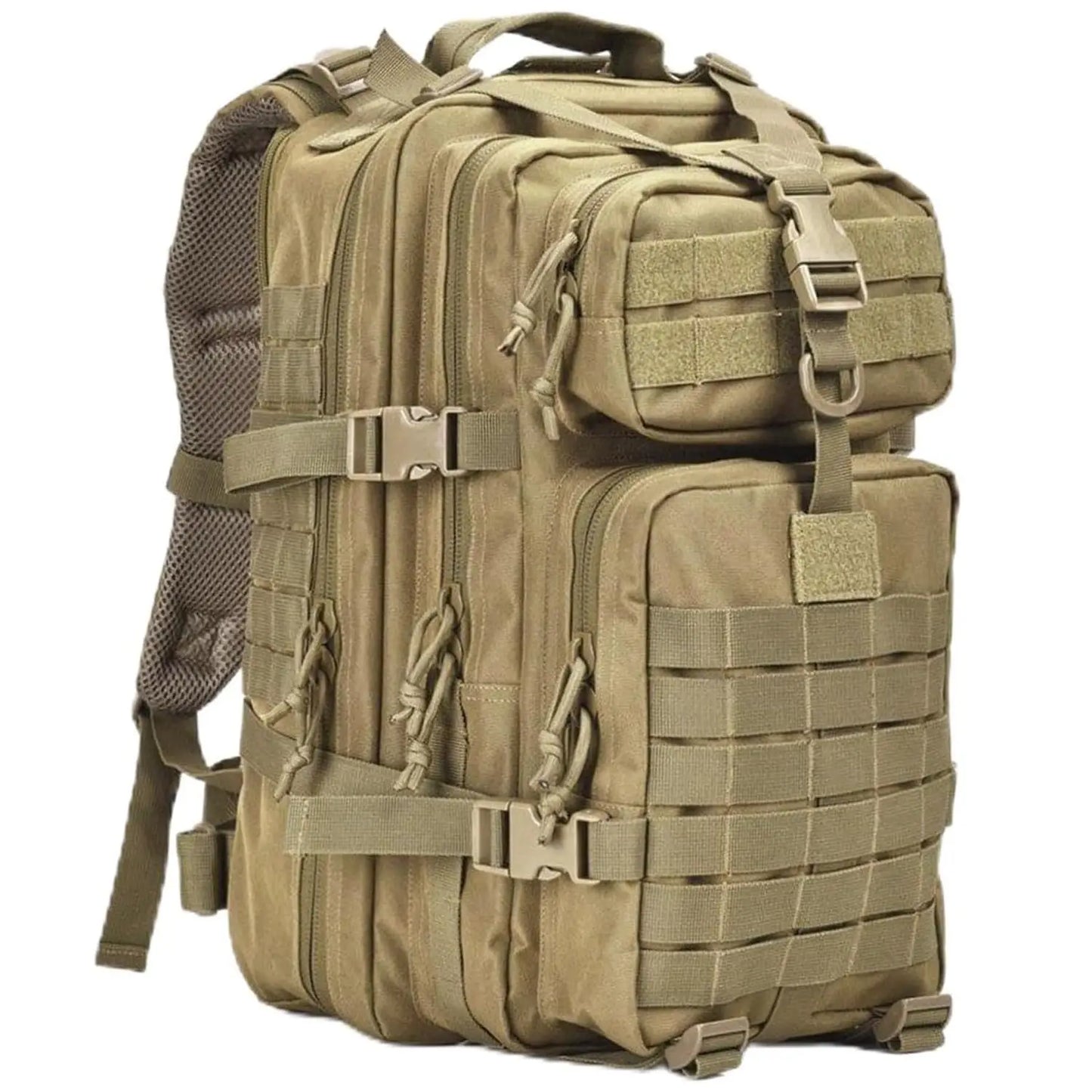 50L Camouflage Tactical Backpack MOLLE Hiking Rucksack Desert Pattern