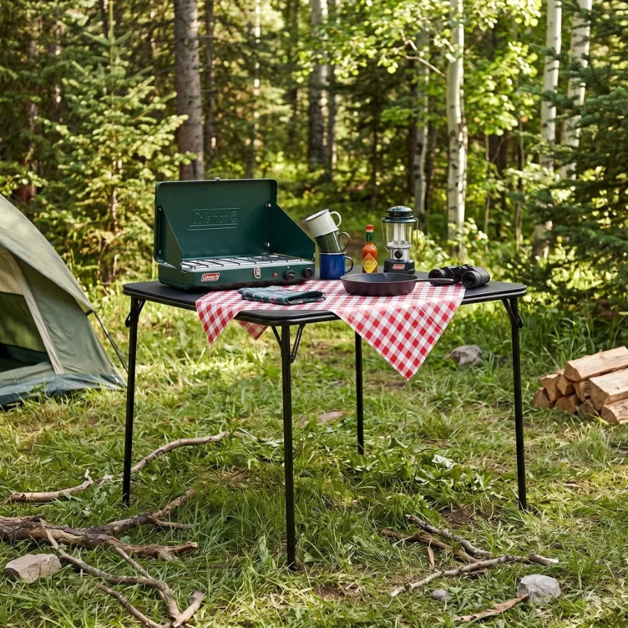 Folding Card Table Square Portable Dining Table For Camping