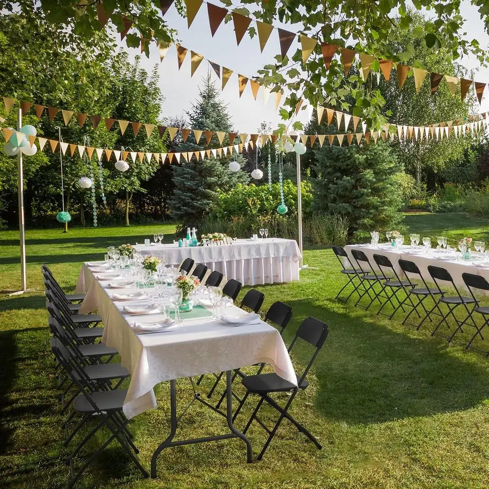 Plastic Folding Table Set With Chairs for Outdoor Events
