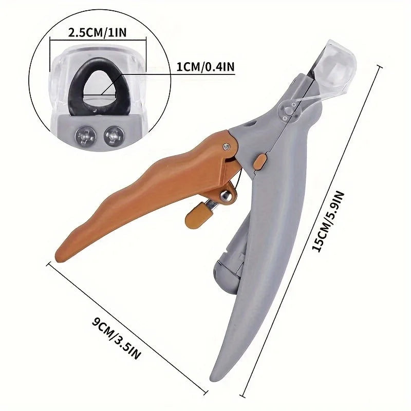 Professional Stainless Steel LED Pet Nail Clippers For Cats