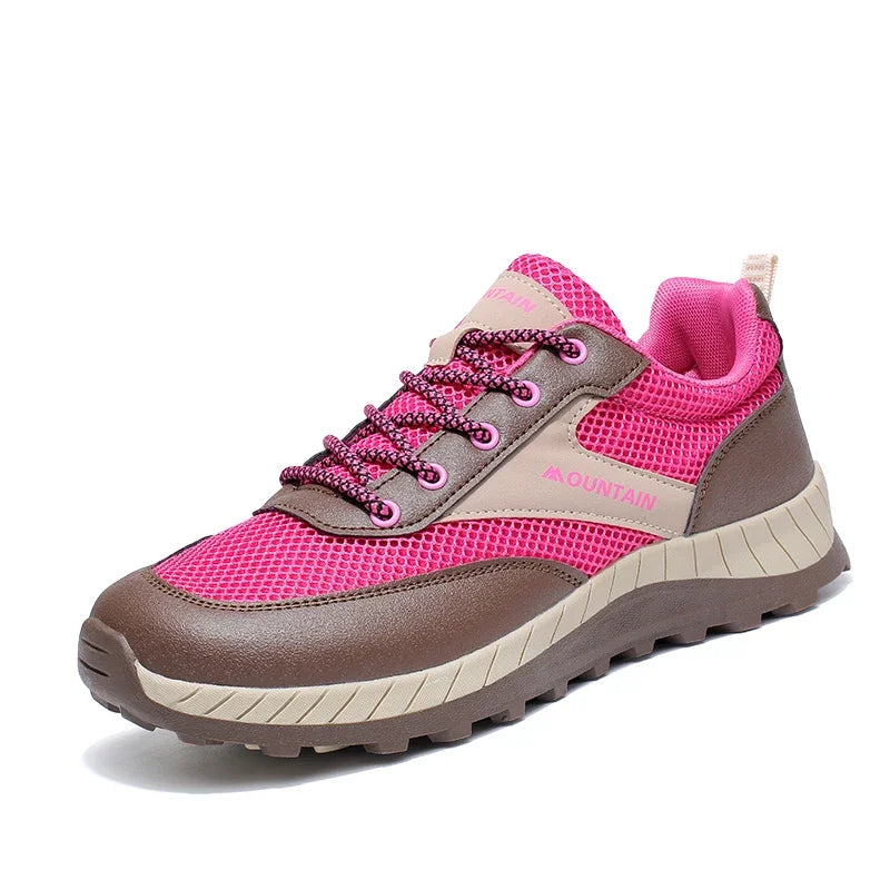 Wide Toe Hiking Shoes For Men Women Comfy Platform Men's Trekking Sneakers Outdoor Non-slip Sports Shoes Women's Walking Shoes