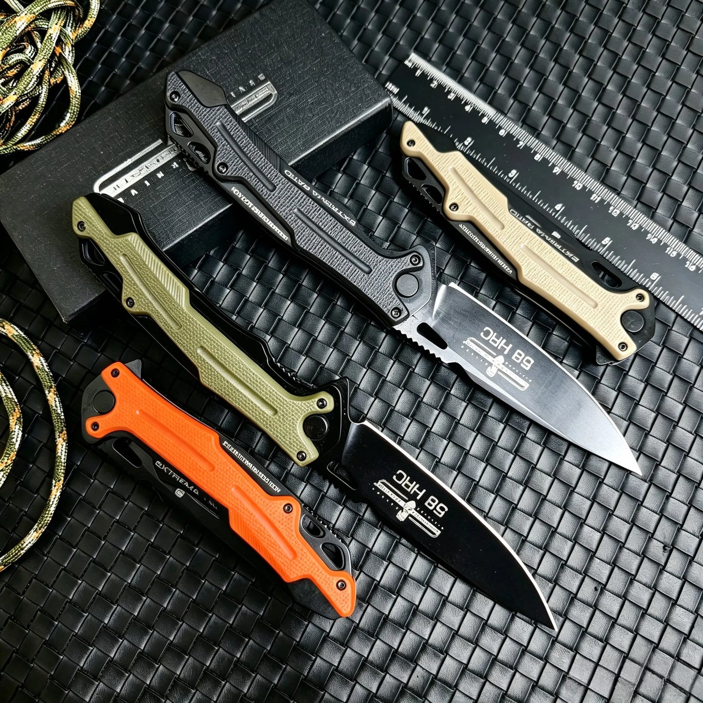 Portable Folding Pocket Knife Stainless Steel Sharp Blade Non Slip Handle EDC Outdoor Camping Hiking Survival Tactical Daily Carry Men Gift