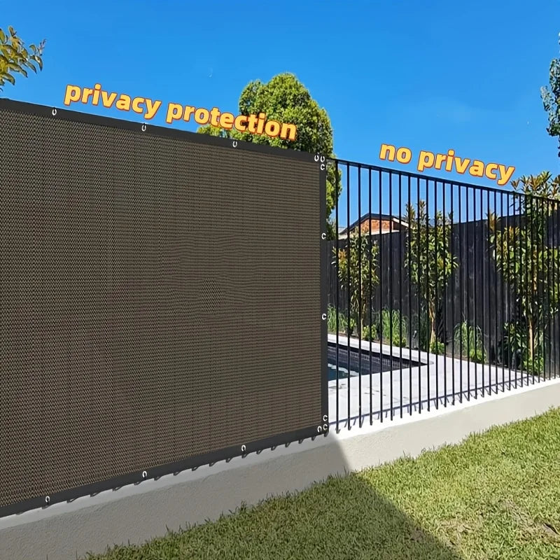 8x50ft Fence Privacy Screen Heavy Duty Windscreen Fence Mesh Fabric Shade Net Cover Garden Wall Backyard Yard Pool