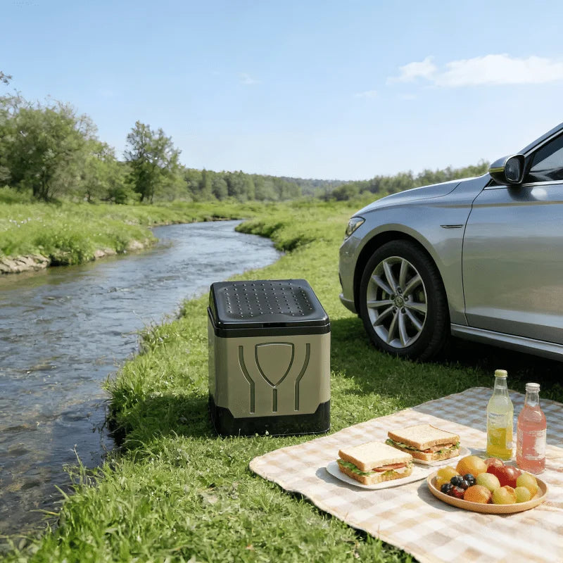 Portable large folding adult toilet, suitable for self-driving travel, camping outdoor emergency seats, car mobile portable toilet