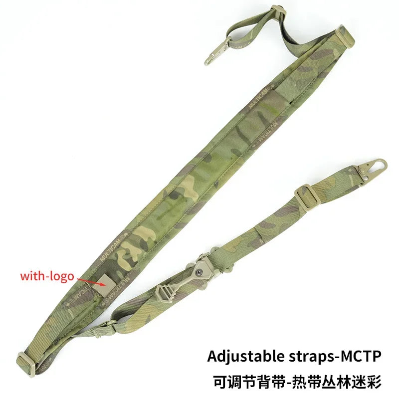 Tactical Rifle Sling Modular Strap Removable Two Point Or One Point Padded
