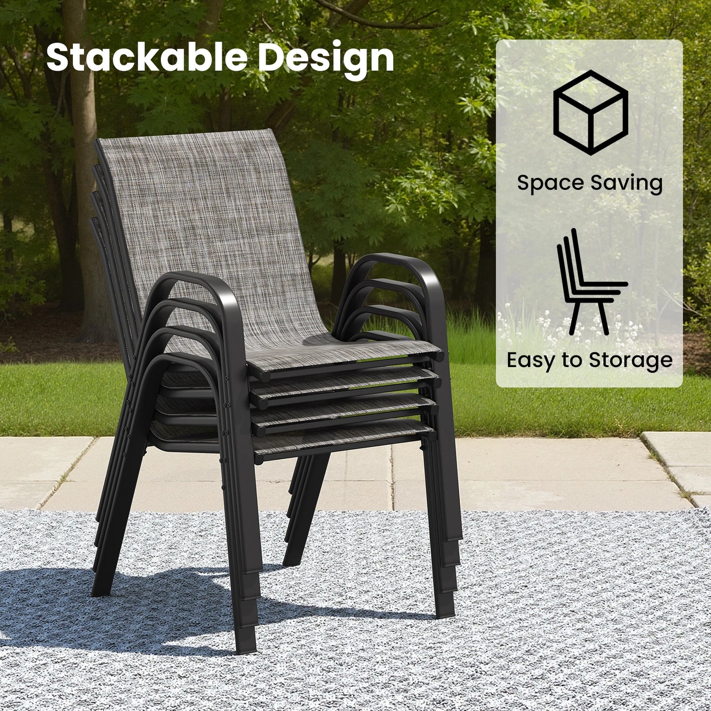 Farini 7 Piece Outdoor Dining Set For Six With Round Table And Chairs